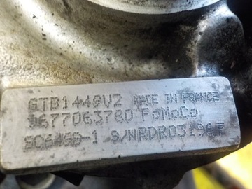 фото thumb №6, Ford galaxy mk3 s-max 2.0 tdci 15r ufwa турбина турбонагнетатель 9677063780