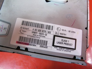 фото thumb №5, Smart fortwo ii 451 радіо cd радіопрогравач