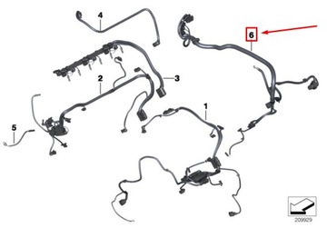 фото thumb №8, Bmw 1 купе e82 проводка harness двигун 7598048 12537598048