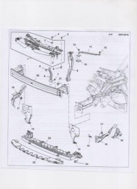фото thumb №4, Opel crossland x лист лонжерон кронштейн левая