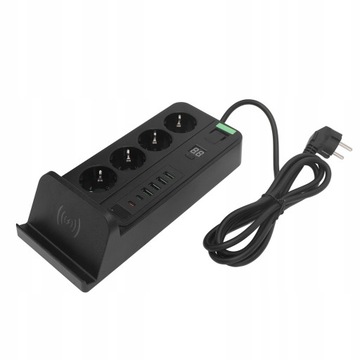 Европейский удлинитель для беспроводной зарядки USB TYPE C 4M