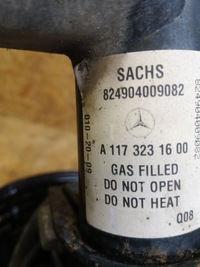 фото thumb №6, Mercedes cla w117 амортизационная стойка поворотный кулак правый перед рычаг