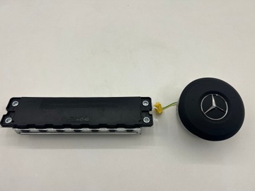 фото thumb №12, Оригінал консоль + 3x подушка безпеки mercedes c-klasa w205 рестайлінг 18-21 шкіра проекційний дисплей