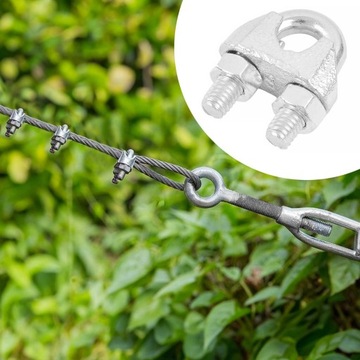 5x ZACISK LINOWY KABŁĄKOWY DO LIN OCYNK 8mm
