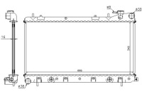 Купити Nissens радіатор води subaru forester 2.0 awd sf, фото thumb
