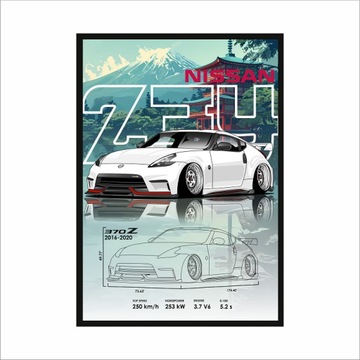 Obraz na ścianę Nissan 370Z Nismo Z34