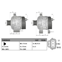 Генератор ford c-max focus 2 04-12 Недорого, фото thumb