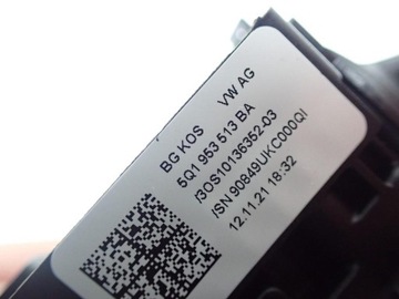 фото thumb №8, Кермовий/підкермовий перемикач стрічка eu vw caddy 2k 2k7 v 22r