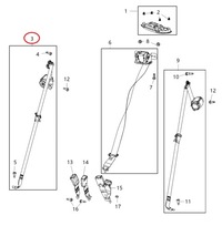 фото thumb №2, Chrysler pacifica pas безопасности задняя правый