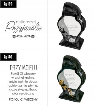Znicz faraon z różą PIĘKNY wysoki lampion TWOJA DEDYKACJA WŁASNY GRAWER