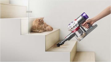 Беспроводной вертикальный пылесос Dyson V8 Motorhead серебристый/серый НАБОР