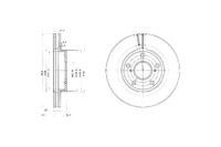 фото thumb №1, Delphi гальмівні диски гальмівні 2szt toyota avensis verso