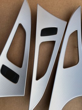 фото thumb №5, Audi a6 c7 планки серебристый ur3 декоративный decory обивка дверь пробег 26 km