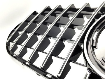 фото thumb №9, Решітка решітка радіатора mercedes gle w167 v167 c167 amg gt panamericana хром якість