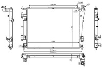 фото thumb №2, Nissens радиаторов двигателя kia optima 2.0/2.4 06.10