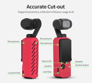 СИЛИКОНОВЫЙ ПРОТИВОЗАЩИТНЫЙ ЧЕХОЛ ДЛЯ DJI OSMO POCKET 3
