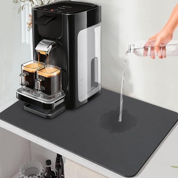 КОВРИК для кофемашины SILICONE PAD Серый 30х40 см АБСОРБЕНТ