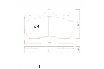 фото thumb №2, Гальмівні колодки гальмівні seat ibiza v sportcoupe 1.2 6j1