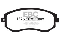 фото thumb №1, Ebc yellow subaru xv гальмівні колодки перед dp41884r