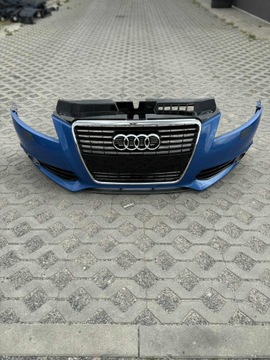 фото thumb №8, Audi a3 8p fl рестайлинг бампер переднее перед s-line комплектный lx5v ксенон 08-12r