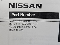 фото thumb №13, Нове планки накладки дзеркало двері nissan micra iv k13 leaf ze0 срібний