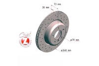 фото thumb №1, Zimmermann тормозные диски тормозные 2szt bmw z4 e89 09-16
