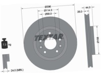 фото thumb №2, Гальмівні диски перед nissan leaf 10-
