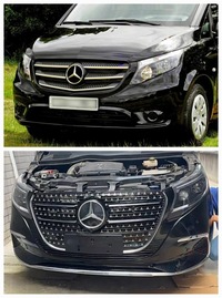 фото thumb №10, Mercedes v vito w447 amg бампер решётка радиатора пороги 2024-2025 рестайлинг
