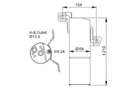 фото thumb №14, Nrf осушитель кондиционера mercedes w221 s-klasa 05-