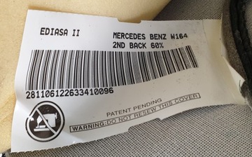фото thumb №7, Спинка сидіння лівий зад mercedes ml w164