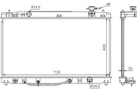 фото thumb №2, Радіаторів двигуна toyota camry 2.4 01.06-09.11 nis