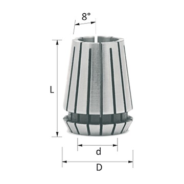 CMT Tuleja zaciskowa ER32 D9 mm DIN6499