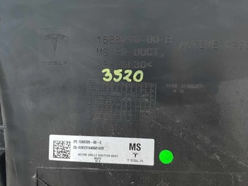 фото thumb №13, Tesla модель s plaid впуск воздуха жалюзи активная 3520