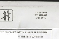 фото thumb №10, Mini r50 r53 подушка повітряна подушка безпеки пасажира панелі приладової панелі 7124306