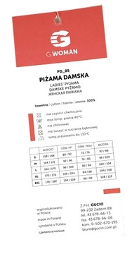 Женская пижама, 100% хлопок, польский размер XL.