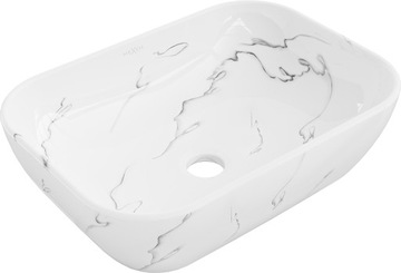 MEXEN RITA НАСТОЛЬНАЯ РАКОВИНА 45 x 32 СМ БЕЛЫЙ КАМЕНЬ