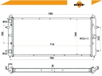 фото thumb №13, Радиатор основний  vw t4 2.5tdi nrf 509514 радиатор, система охлаждение двигателя