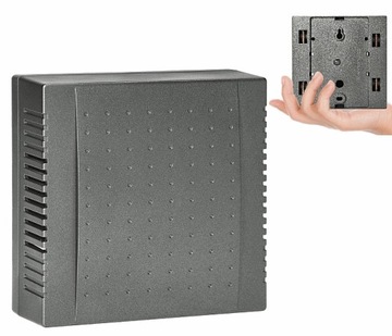 ORNO Двухцветный проводной дверной звонок QUARTO Сетевой 230В Графит