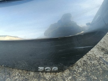 фото thumb №5, Peugeot 308 08-13 крышка багажника цвет серый eu