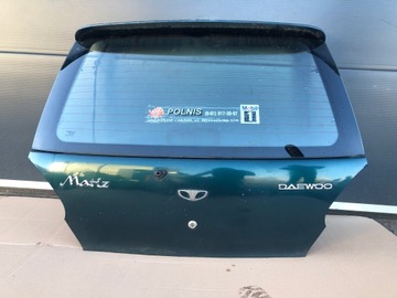 фото thumb №1, Крышка задняя стекло зад fso daewoo matiz зелёная спойлер 1998-2005