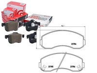 фото thumb №1, Комплект гальмівні колодки гальмівних brembo 55670947 db1817