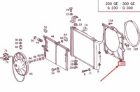 Mercedes-benz g-class w463 fan кожух a4635050555 oem Київ, фото thumb