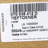 фото thumb №10, Audi a4 b8 задній панель полиця динаміка басовий 8t0035412d oem