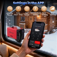 фото thumb №10, Обігрів стояночний вебасто 12v/24v 8kw з пультом, керування app i дисплей lcd