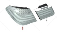 фото thumb №10, Bmw 7 f01 rear left tail light 63217300267 7300267