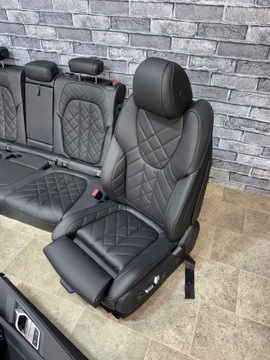 фото thumb №9, Bmw x5 g05 салон сиденья диван обшивки м-пакет кожа з підігрівом schwarz