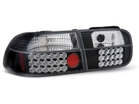 Купити Фари світлодіодний honda civic 3d 91-95 чорний  led, фото thumb