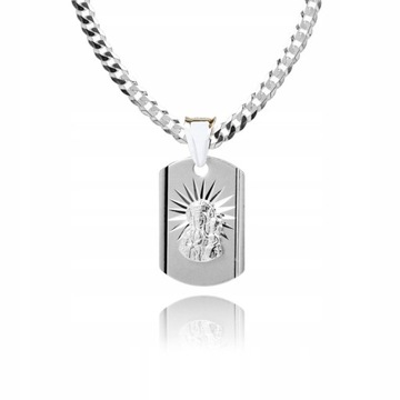 ! 925 Серебряная католическая медаль 925 1,96 г 2 см M7