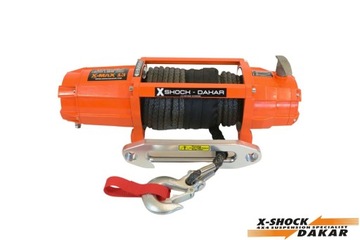 Лебедка 12 В, 13 000 фунтов с синтетическим XshockDakar