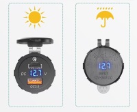 фото thumb №11, Зарядний пристрій woltomierz панель usb qc3.0 + pd usb c швидкі заряджання 63w